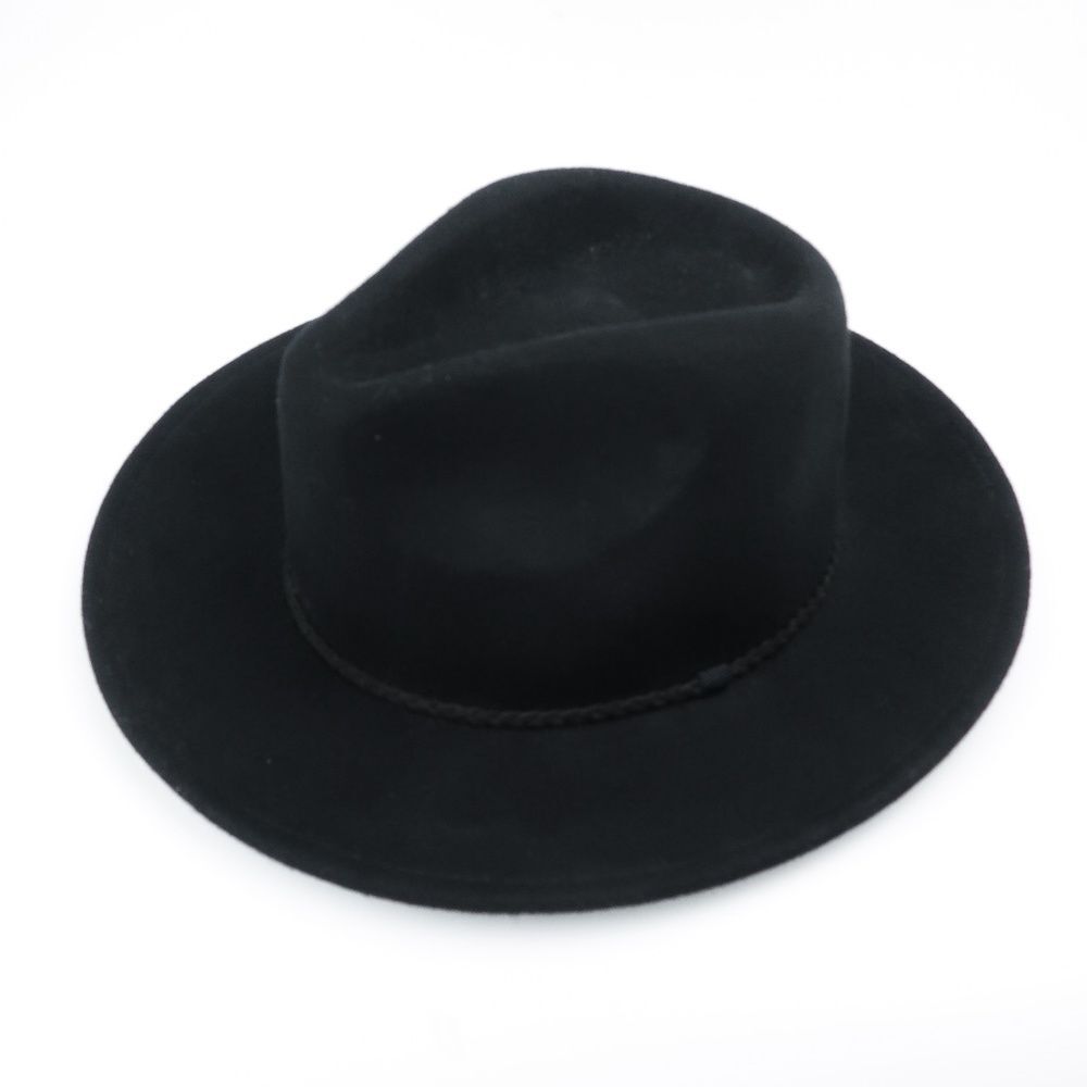 ASOS Felt Panama Hat Braid Trim Large Western Cowgirl Festival Rodeo Hippie